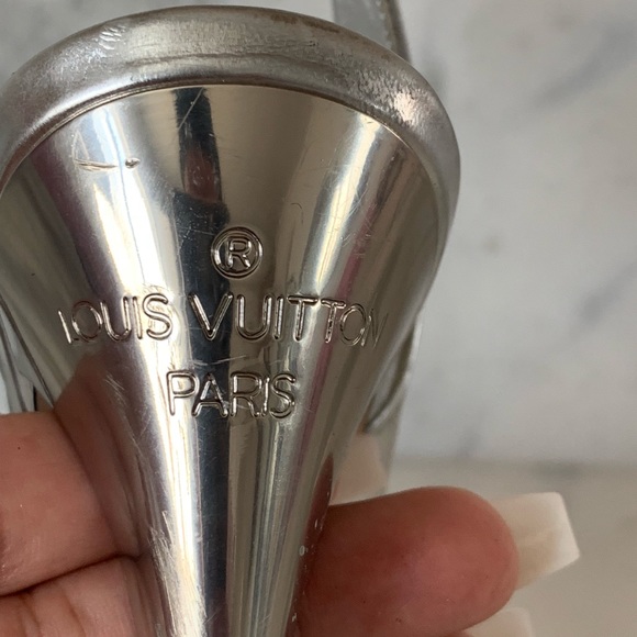 Louis Vuitton silver Mirroire Sandals size 38 - Picture 4 of 8
